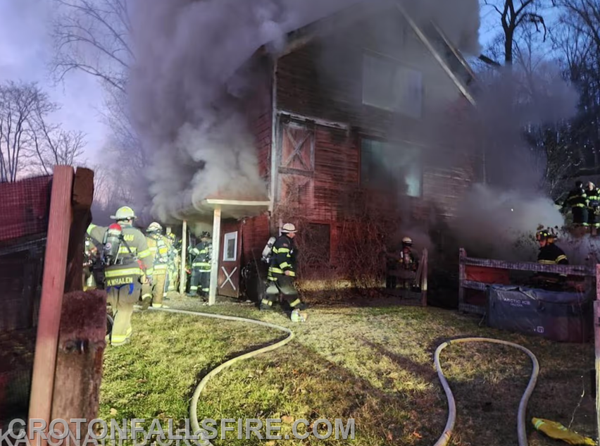 Barn fire on Titicus Road, 03/12/25