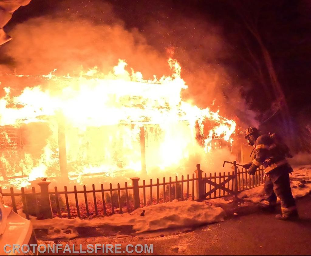 Residential structure fire on Old Schoolhouse Road, 12/18/25