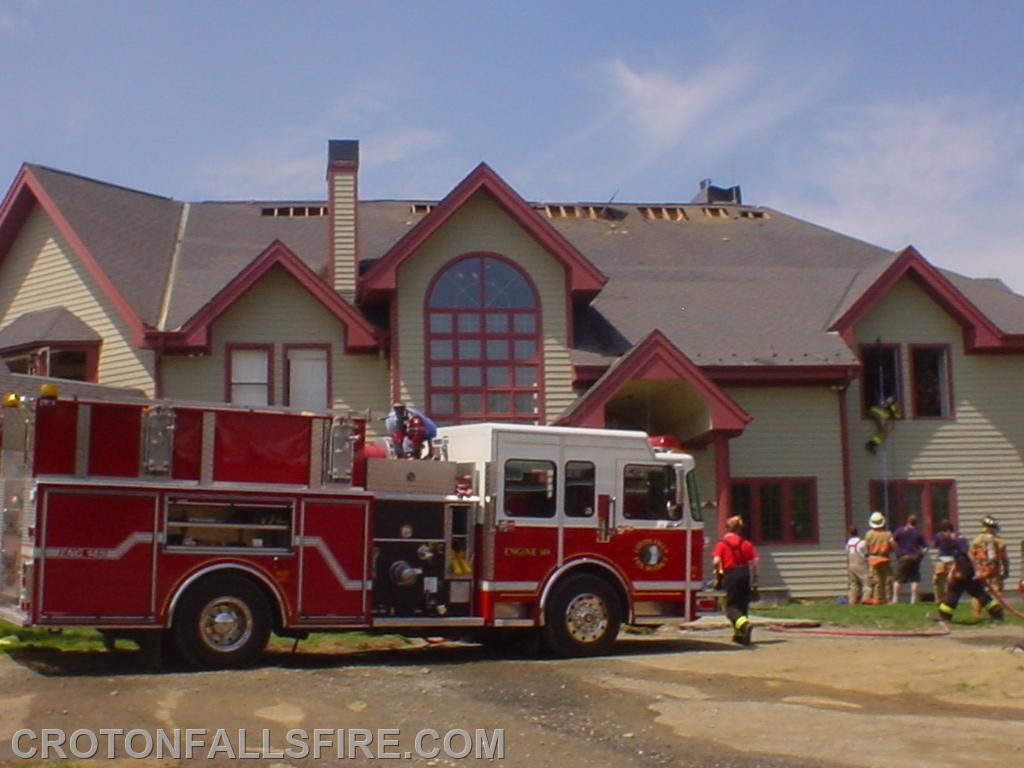 Training at an acquired structure on Vail Lane, 05/12/07