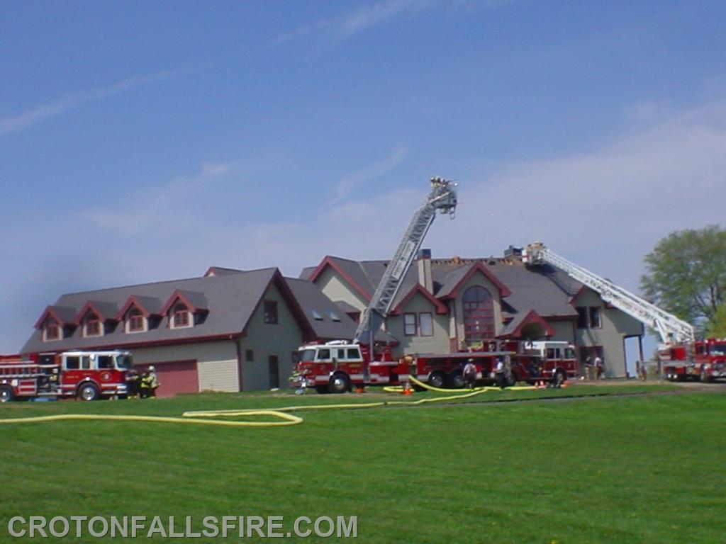Training at an acquired structure on Vail Lane, 05/12/07