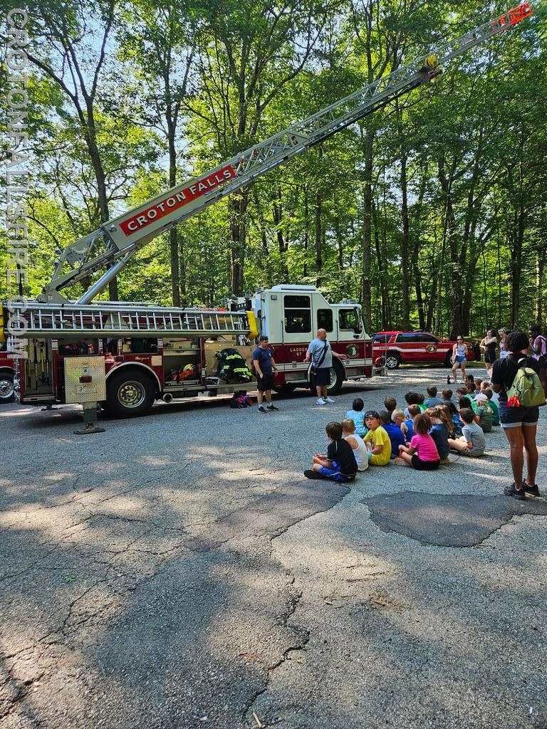 Fire prevention visit to North Salem Day Camp at Mt. Lakes; 07-25-23.