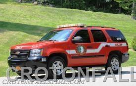 Former Chief's Car; 2007 Chevy Tahoe in service between 2007-2018
