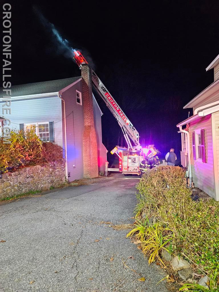 Chimney Fire on Titicus Road 