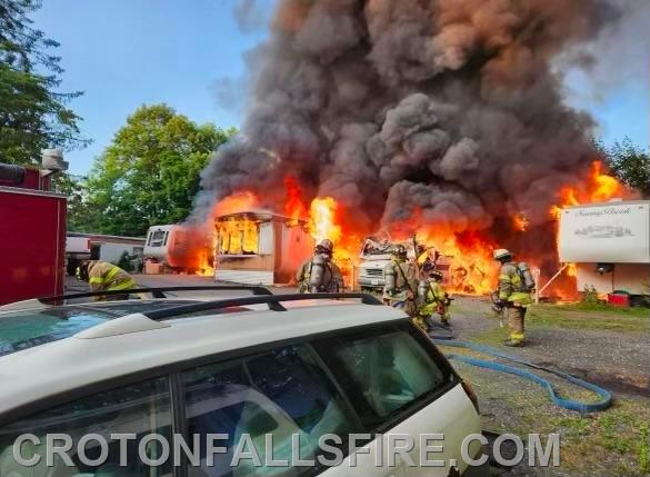 Structure Fire on Route 6 in Southeast 